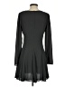 Everly Solid Gray Casual Dress Size S - photo 2
