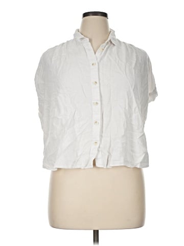 Madewell Linen-Blend Hilltop Shirt (view 1)