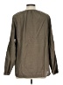 Cotton Bleu Green Long Sleeve Blouse Size L - photo 2