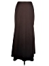 JS Collections Solid Brown Formal Skirt Size 10 - photo 1