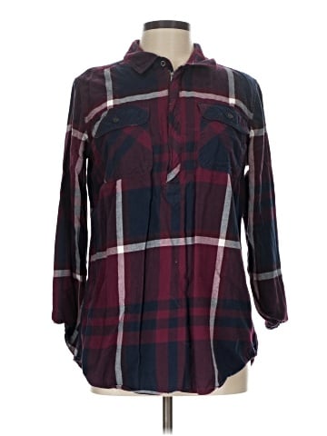 Eddie Bauer 3/4 Sleeve Button-Down Shirt (view 1)