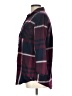 Eddie Bauer Plaid Burgundy 3/4 Sleeve Button-Down Shirt Size L - photo 5