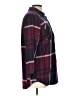 Eddie Bauer Plaid Burgundy 3/4 Sleeve Button-Down Shirt Size L - photo 4