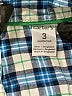 Carter's 100% Cotton Plaid Blue Long Sleeve Button-Down Shirt 0-3 MO / 3 MO - photo 3