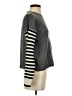 Love Over/H8 100% Cashmere Stripes Gray Cashmere Pullover Sweater Size XS - photo 4