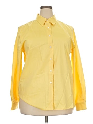Foxcroft Long Sleeve Button-Down Shirt (view 1)