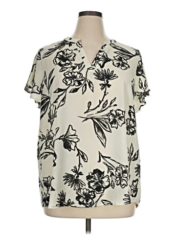 Maurices Short Sleeve Blouse (view 1)