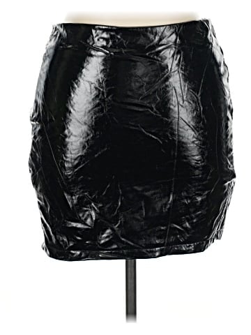 Just Quella Faux Leather Skirt (view 1)