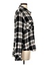 Bella Dahl Plaid Black Long Sleeve Blouse Size S - photo 4