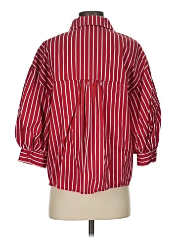 English Factory 3/4 Sleeve Button-Down Shirt (view 2)