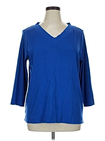 Chico's 3/4 Sleeve T-Shirt (view 1)