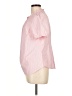 Talbots 100% Cotton Pink Short Sleeve Blouse Size Lg Petite - photo 5