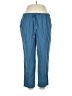 Ann Taylor LOFT Solid Blue Casual Pants Size XL - photo 1
