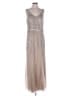 Amelia Couture 100% Polyester Silver Cocktail Dress Size S (estimated) - photo 2