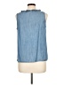 Talbots 100% Cotton Blue Sleeveless Blouse Size L (petite) - photo 2
