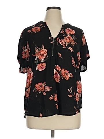 Maurices Short Sleeve Blouse (view 1)