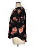 Maurices 100% Polyester Floral Black Short Sleeve Blouse Size 1X - photo 5