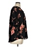 Maurices 100% Polyester Floral Black Short Sleeve Blouse Size 1X - photo 4