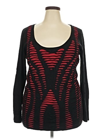 Ashley Stewart Long Sleeve Top (view 1)