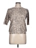 Sioni Animal Print Silver Cardigan Size L - photo 1