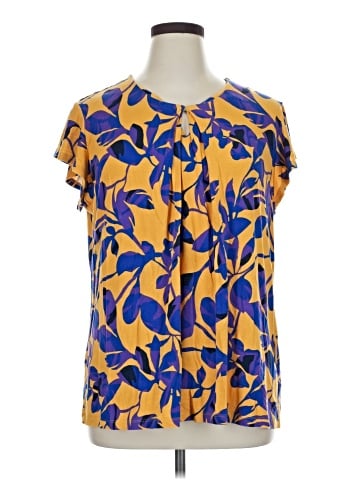 Liz Claiborne Short Sleeve Blouse (view 1)
