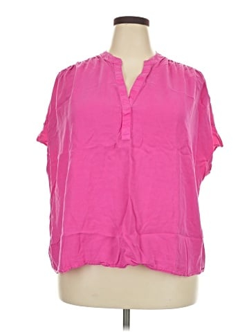 Crown & Ivy Short Sleeve Blouse (view 1)