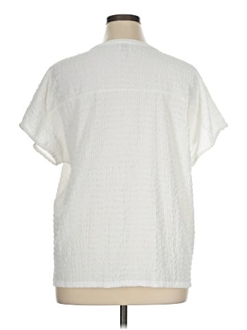 Anne Klein Short Sleeve Blouse (view 2)