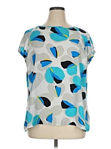Worthington Short Sleeve Blouse (view 1)