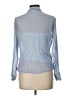 Mimi Maternity Polka Dots Blue Long Sleeve Blouse Size Lg Maternity - photo 2