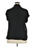 Nine West 100% Polyester Black Short Sleeve Blouse Size XXL - photo 2