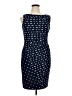 Anne Klein Polka Dots Blue Cocktail Dress Size 14 - photo 1