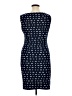 Anne Klein Polka Dots Blue Cocktail Dress Size 14 - photo 2