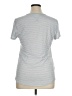 lucy Stripes Silver Short Sleeve T-Shirt Size XL - photo 2