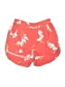 Volcom 100% Viscose Floral Red Shorts Size 10 - photo 1