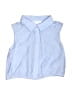 Zara Blue Sleeveless Button-Down Shirt Size 9 - 10 - photo 1