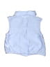 Zara Blue Sleeveless Button-Down Shirt Size 9 - 10 - photo 2