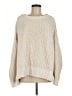 American Eagle Outfitters 100% Polyester Solid Ivory Pullover Sweater Size M - photo 1