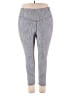Calia by Carrie Underwood Chevron-herringbone Gray Active Pants Size 2X - photo 1