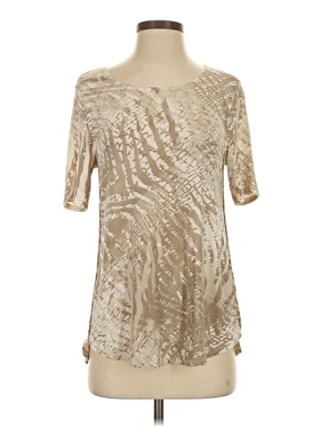 Travelers by Chico's 3/4 Sleeve T-Shirt (view 1)