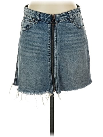 We the Free Denim Skirt (view 1)