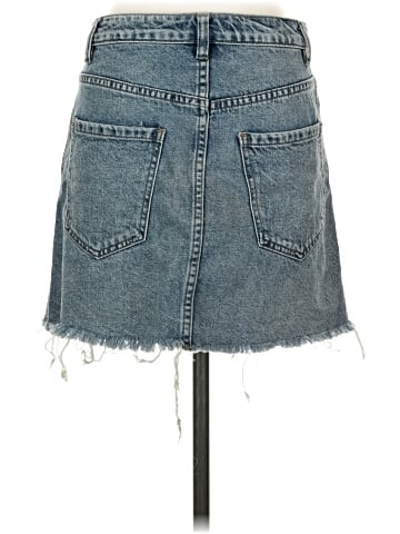 We the Free Denim Skirt (view 2)
