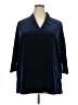 Lands' End Blue 3/4 Sleeve Blouse Size 2X - photo 1