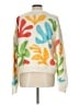 Mother 100% Cotton Tropical Ivory Pullover Sweater Size L - photo 2