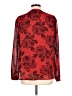 Coldwater Creek 100% Polyester Red Long Sleeve Blouse Size L - photo 2