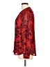 Coldwater Creek 100% Polyester Red Long Sleeve Blouse Size L - photo 5
