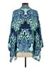 Hale Bob Blue Kimono Size S - photo 2