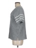 Talbots Outlet 100% Cotton Gray Short Sleeve Top Size M - photo 5