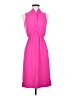 J.Crew 100% Polyester Solid Pink Casual Dress Size 0 (petite) - photo 1