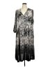Catherines Paisley Silver Casual Dress Size 4X (30/32W) - photo 1