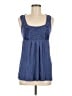 Ella Moss Blue Sleeveless Blouse Size M - photo 1